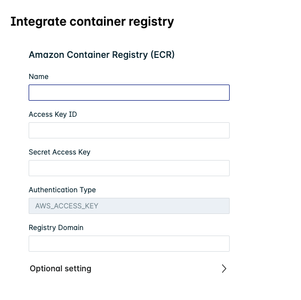 Lacework Container Registries
